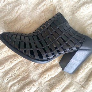 Dolce Vita black slip on heeled booties